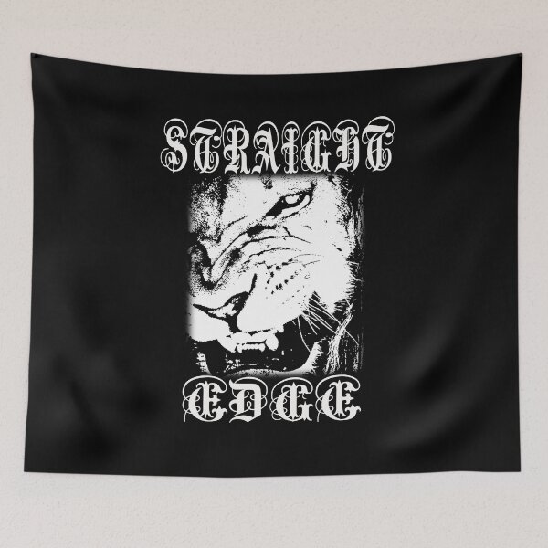 Item preview, Straight Edge Lion- Drug Free Sxe designed and sold by C0SMICALCHEMY.