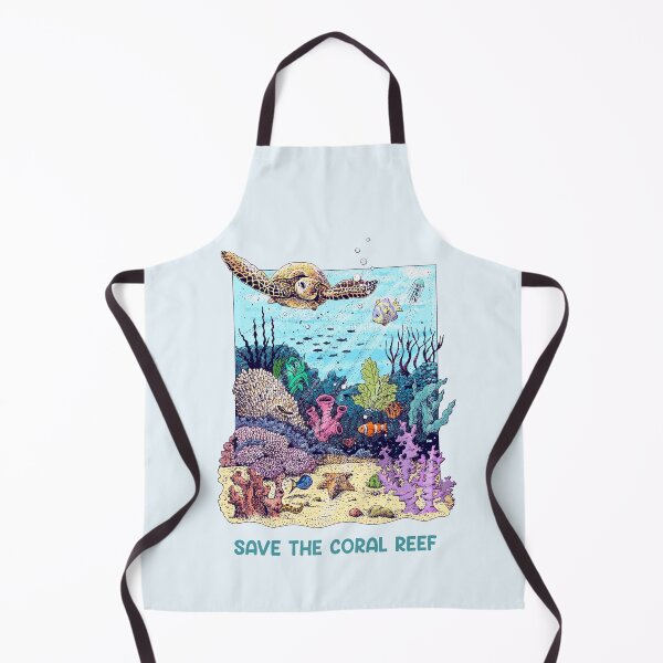Item preview, Save the Coral Reef - Colorful Illustration designed and sold by Frank J. Art.
