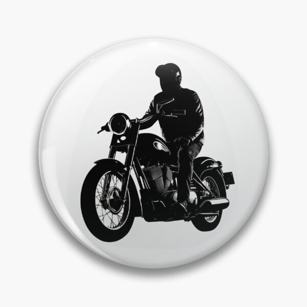 Item preview, Motorcycle rider silhouette designed and sold by Stickermagician.