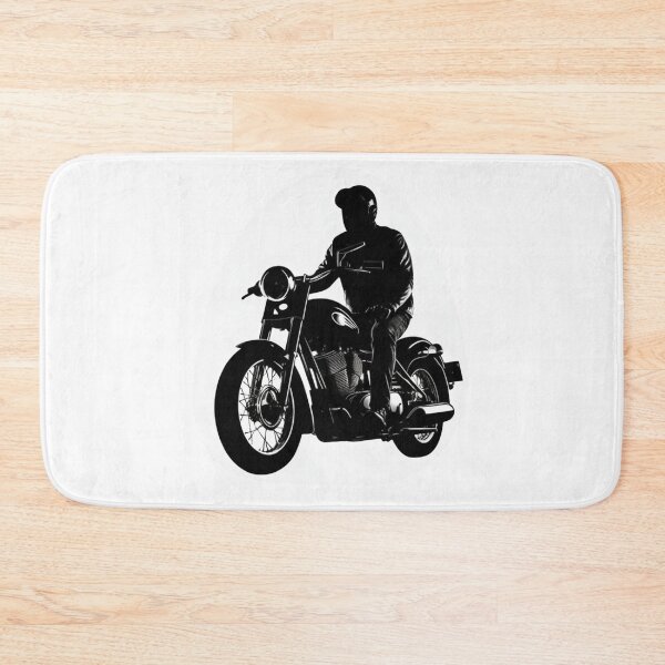 Item preview, Motorcycle rider silhouette designed and sold by Stickermagician.