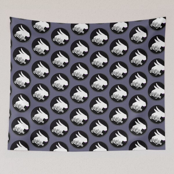Item preview, weißes Kaninchen am Himmel   designed and sold by Braysonway.