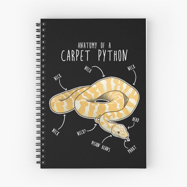 Item preview, Albino Darwin Carpet Python Snake Anatomy designed and sold by Clara Hollins.