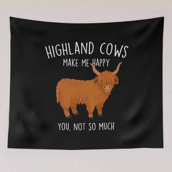 Item preview, Highland Cows Make Me Happy designed and sold by Clara Hollins.