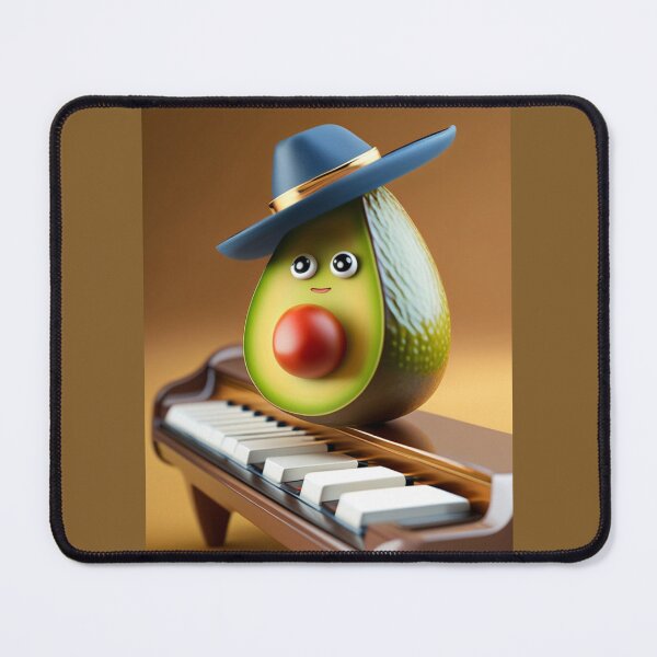 Item preview, avocado with a hat playing piano designed and sold by ALEXANDER0101.