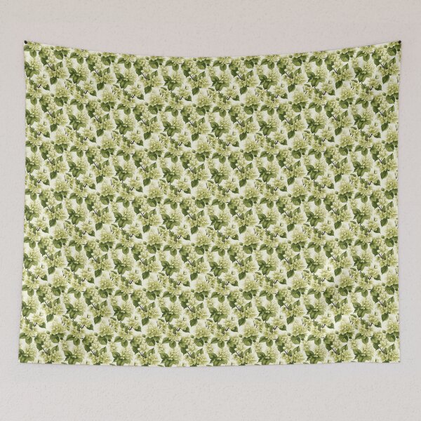 Item preview, Green floral pattern  designed and sold by florallover444.