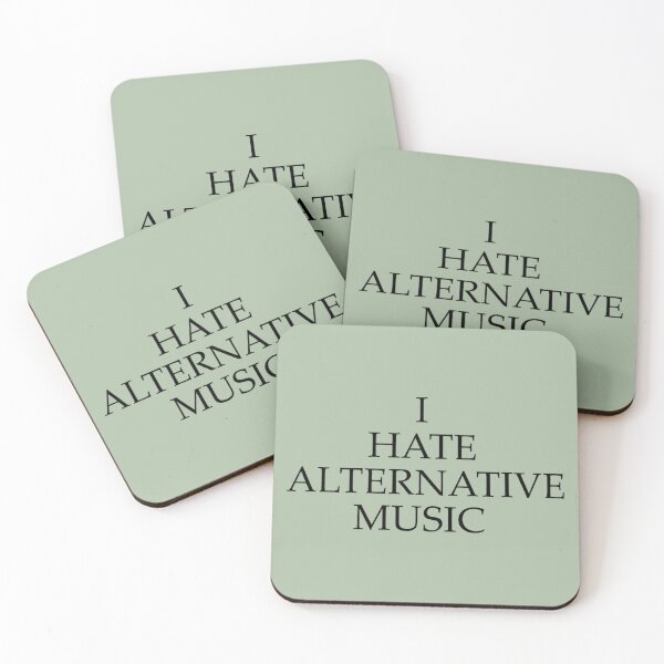 Item preview, I HATE ALTERNATIVE MUSIC  designed and sold by InellOsborne.