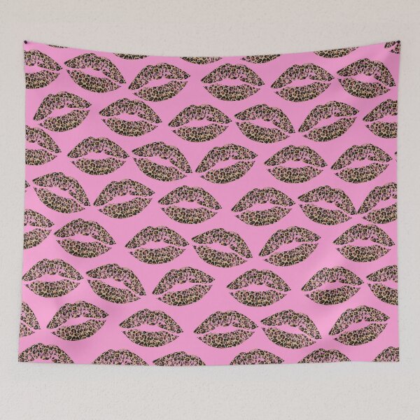 Item preview, pink leopard lips designed and sold by quinnhopp.