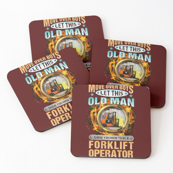 Item preview, Oldman Forklift Operator  designed and sold by DarkCatStore.