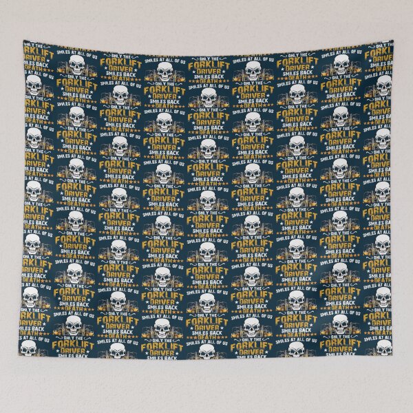 Item preview, Only The Forklift Driver Smiles Back  designed and sold by DarkCatStore.