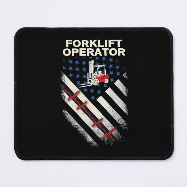 Item preview, Proud American Forklift Operator designed and sold by DarkCatStore.