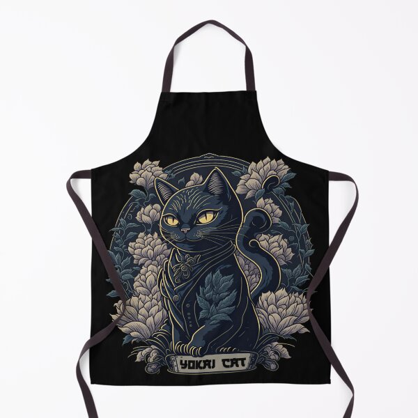 Item preview, [Nuktia] Japanese Floral Yokai Cat designed and sold by Nuktia-Dawn.