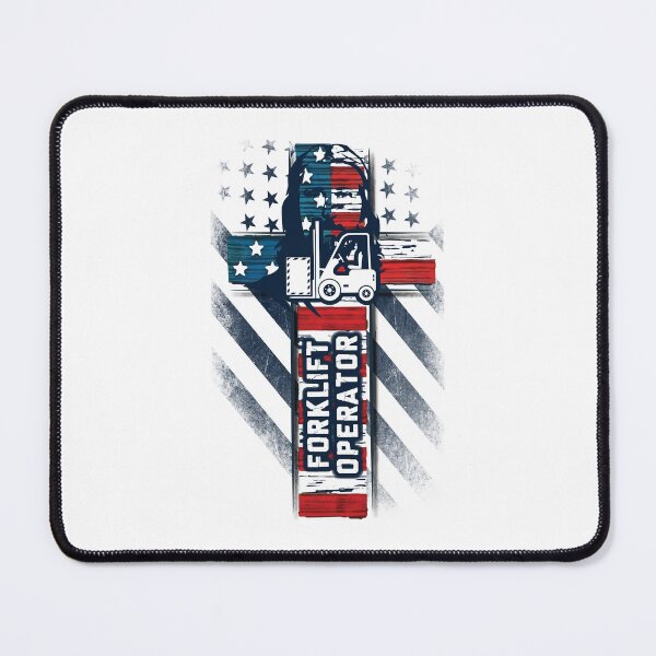 Item preview, Proud Patriotic American Forklift Operator designed and sold by DarkCatStore.