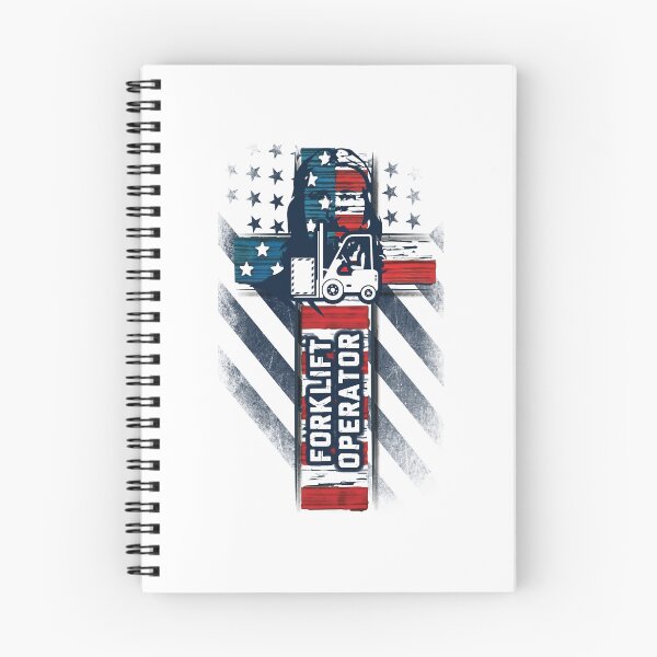Item preview, Proud Patriotic American Forklift Operator designed and sold by DarkCatStore.