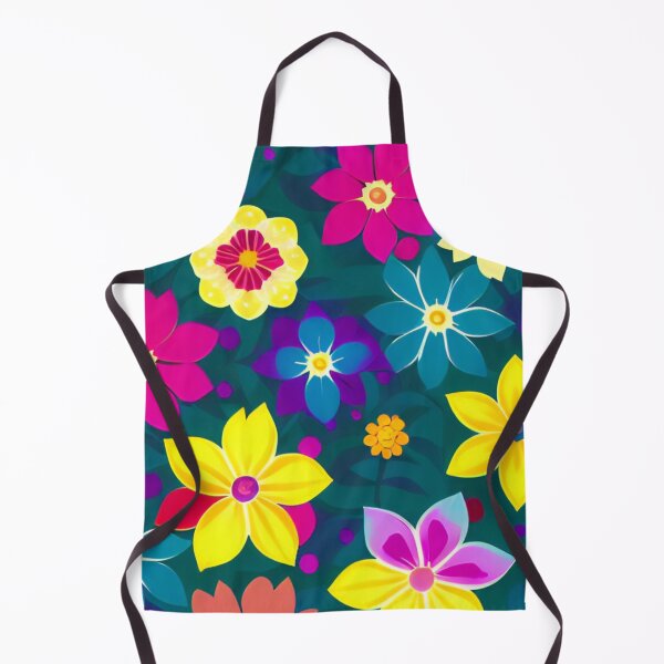 Artikelvorschau, Mehrfarbiges Blumenmuster entworfen und verkauft von PaintJungle.