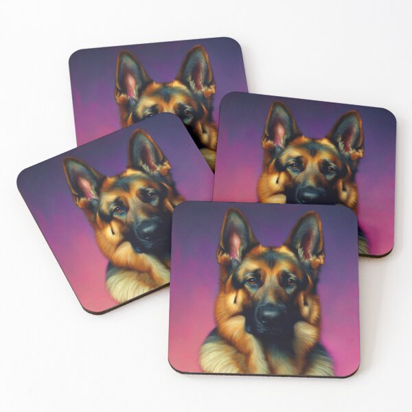 Item preview, Age of Magenta Renaissance: The Valiant German Shepherd designed and sold by StyleSyndicatio.
