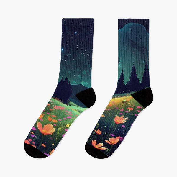 Item preview, Enchanted Wild Flowers in the Moonlight Cool Mesmerizing designed and sold by BrandonArtWorld.