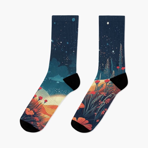 Item preview, Enchanted Wild Flowers in the Moonlight Cool Mesmerizing designed and sold by BrandonArtWorld.