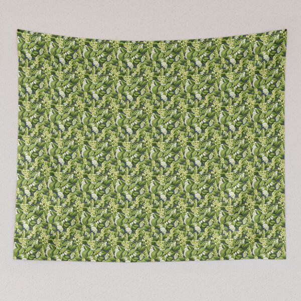 Item preview, Green floral pattern  designed and sold by florallover444.