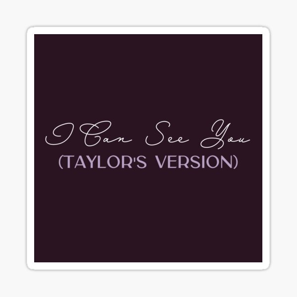 Taylor Swift Lover print Sticker for Sale by daisyannabelle