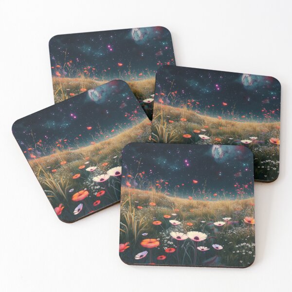 Item preview, Enchanted Wild Flowers in the Moonlight Cool Mesmerizing designed and sold by BrandonArtWorld.