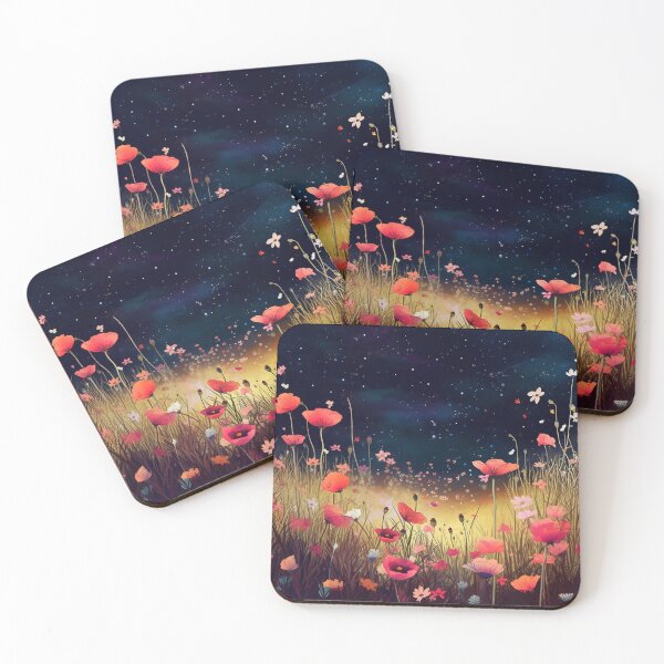Item preview, Enchanted Wild Flowers in the Moonlight Cool Mesmerizing designed and sold by BrandonArtWorld.