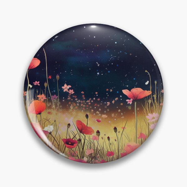 Item preview, Enchanted Wild Flowers in the Moonlight Cool Mesmerizing designed and sold by BrandonArtWorld.