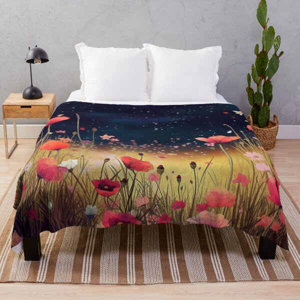 Item preview, Enchanted Wild Flowers in the Moonlight Cool Mesmerizing designed and sold by BrandonArtWorld.