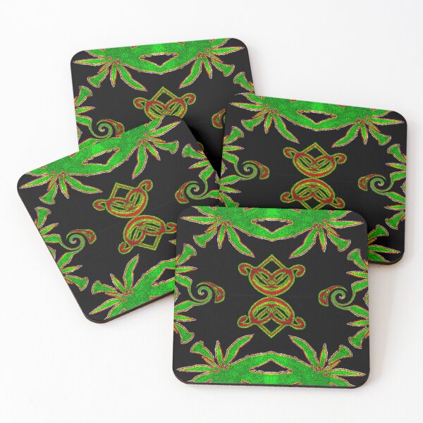 Item preview, Music is my drug - music is my medicine - Funny attractive abstract graphics with a harmonious geometric blend of herbs and musical notation symbols.  designed and sold by Ralek.