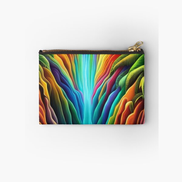 Item preview, Modern Tropical Rainbow Waterfall designed and sold by EpicFoxArt.