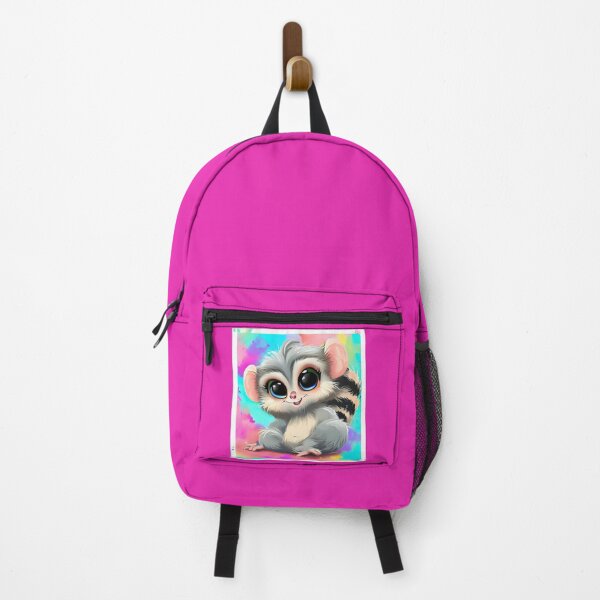 Item preview, Cute baby marmoset with colourful painting background designed and sold by ArtandSmile.