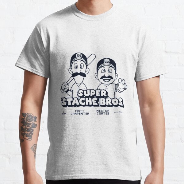 New York Super 'Stache Bros Shirt Nestor Cortes, Matt Carpenter