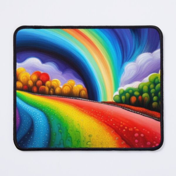Item preview, Modern Rural Rainbow Field designed and sold by EpicFoxArt.
