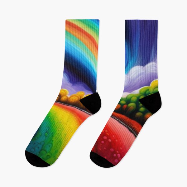 Item preview, Modern Rural Rainbow Field designed and sold by EpicFoxArt.