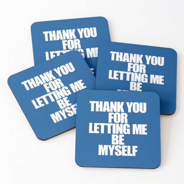 Item preview, Turnstile Aesthetic Lyrics Quote Merch Black Thank you for letting me be myself  designed and sold by KrisVidrine.