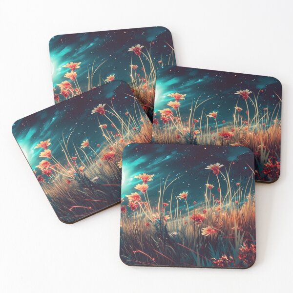 Item preview, Enchanted Wild Flowers in the Moonlight Cool Mesmerizing designed and sold by BrandonArtWorld.