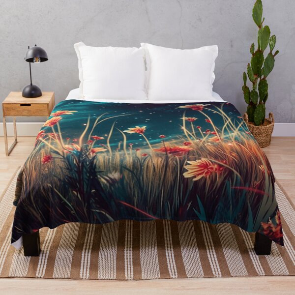 Item preview, Enchanted Wild Flowers in the Moonlight Cool Mesmerizing designed and sold by BrandonArtWorld.