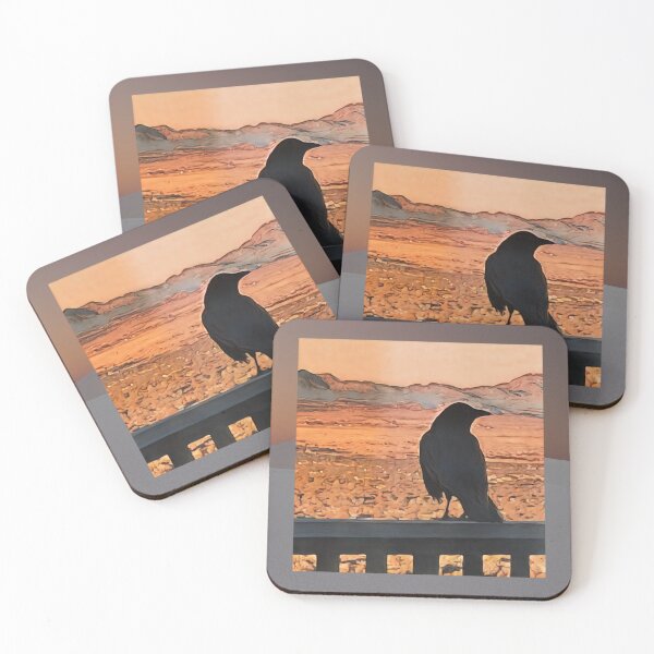 Item preview, Raven Watch with Orange Landscape  designed and sold by oh-bi-me.