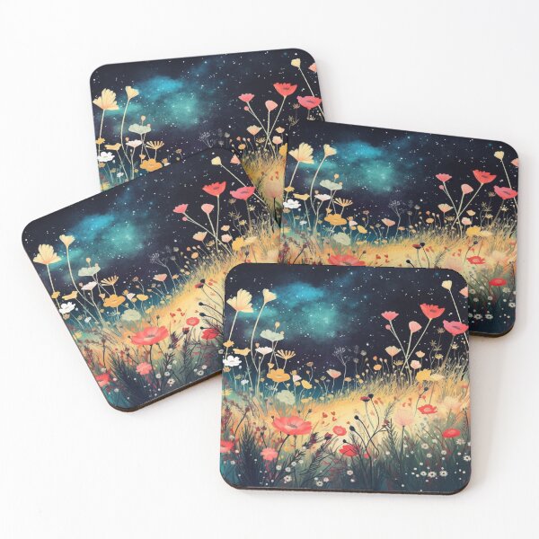 Item preview, Enchanted Wild Flowers in the Moonlight Cool Mesmerizing designed and sold by BrandonArtWorld.