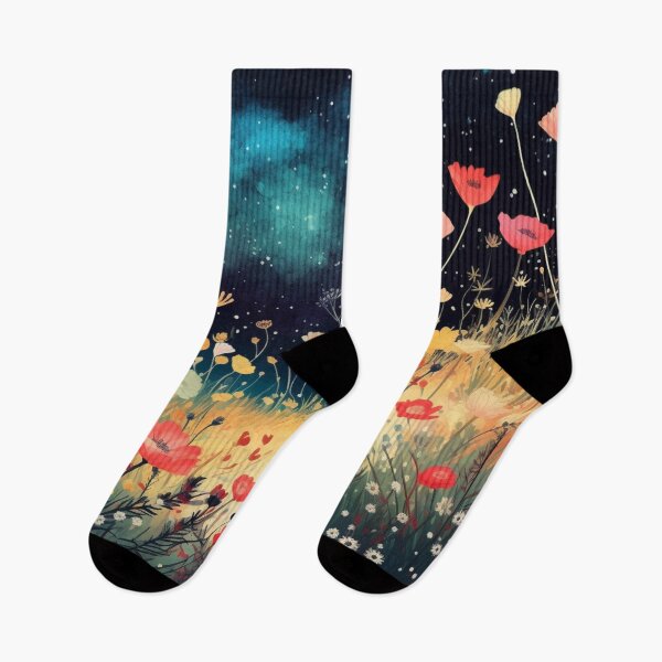 Item preview, Enchanted Wild Flowers in the Moonlight Cool Mesmerizing designed and sold by BrandonArtWorld.