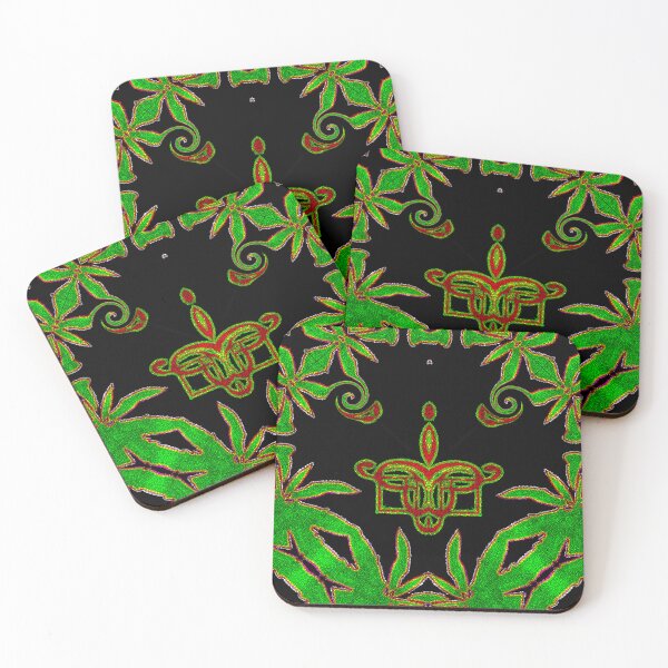 Item preview, Music is my drug - music is my medicine - Funny attractive abstract graphics with a harmonious geometric blend of herbs and musical notation symbols.  designed and sold by Ralek.