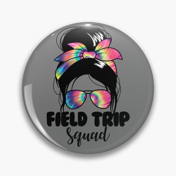Item preview, Messy Bun Woman Field Trip Squad Teacher School Field Trip Gear designed and sold by DynamicDesign.