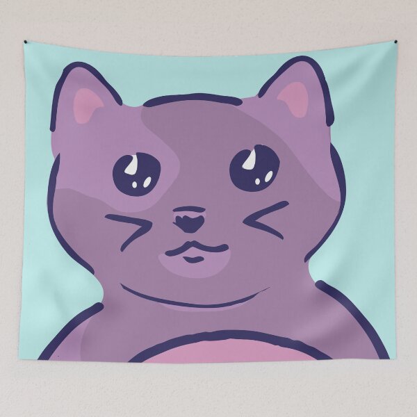 Item preview, Purple Cat designed and sold by Rougetango.
