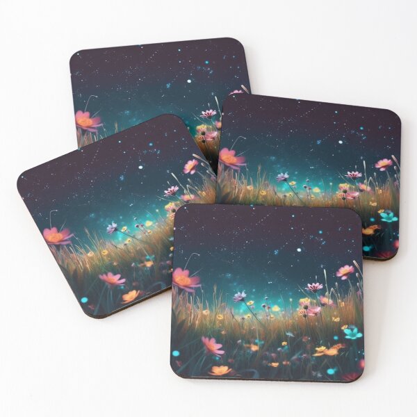 Item preview, Enchanted Wild Flowers in the Moonlight Cool Mesmerizing designed and sold by BrandonArtWorld.