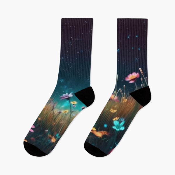 Item preview, Enchanted Wild Flowers in the Moonlight Cool Mesmerizing designed and sold by BrandonArtWorld.