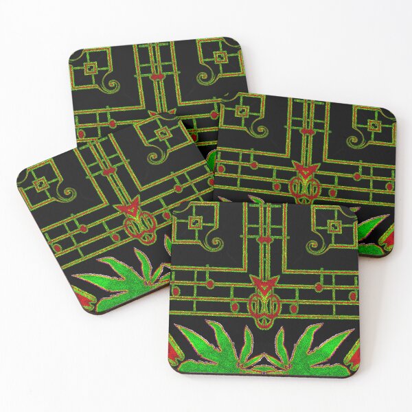 Item preview, Music is my drug - music is my medicine - Funny attractive abstract graphics with a harmonious geometric blend of herbs and musical notation symbols.  designed and sold by Ralek.