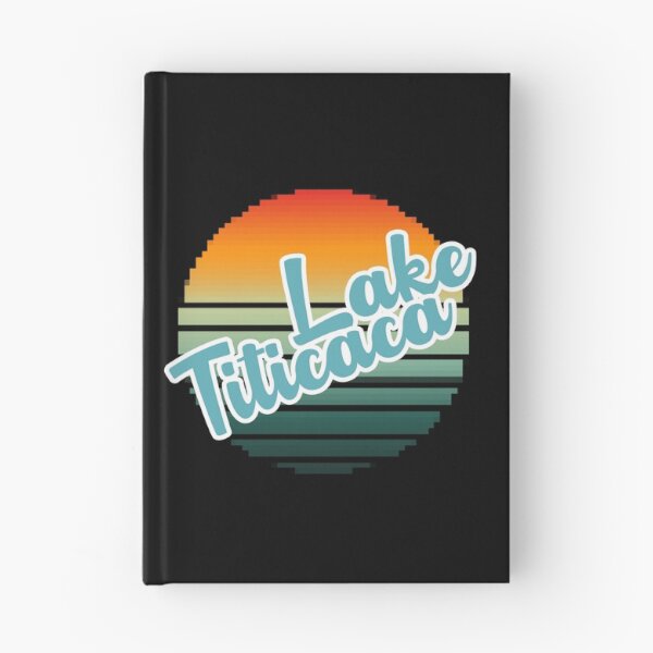 Item preview, Lake Titicaca Retro Sunset Over Water designed and sold by LivingRoomZoo.