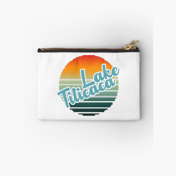 Item preview, Lake Titicaca Retro Sunset Over Water designed and sold by LivingRoomZoo.