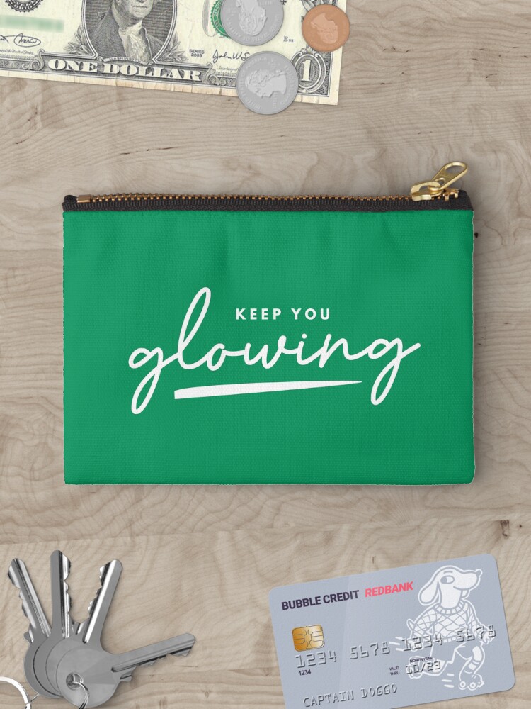 Thumbnail 3 of 4, Zipper Pouch, Keep You Glowing designed and sold by newmariaph.