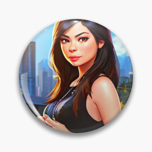 Item preview, Miranda Cosgrove City AI Art designed and sold by allicocanasia.