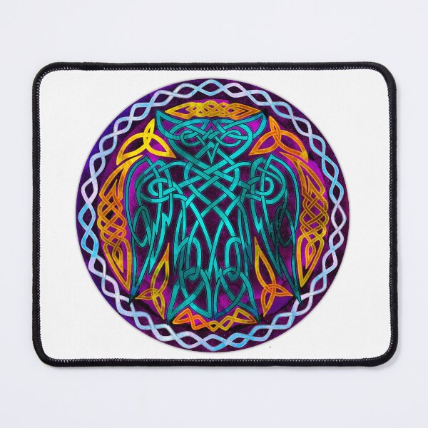 Item preview, Celtic Knotwork The Cosmic Night Owl Watches designed and sold by Donkjonk.
